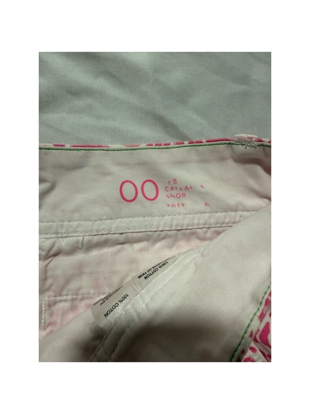 Girls Lilly Pulitzer Shorts Size 00 Pink Patterned - Picture 3 of 4